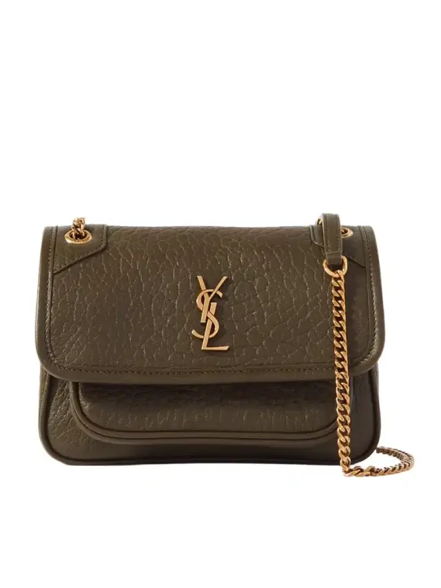 Niki Mini Crinkled-leather Shoulder Bag