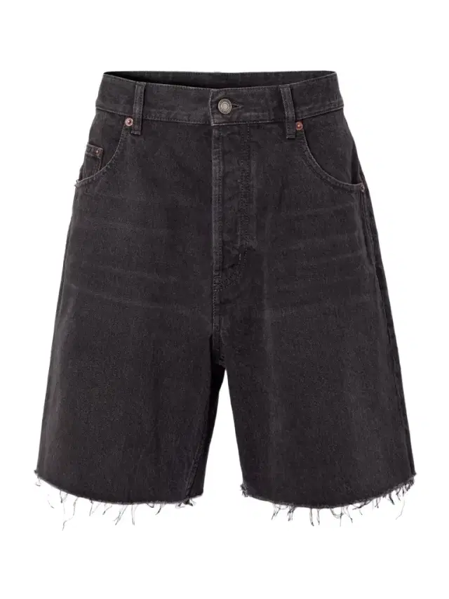 Frayed Denim Shorts