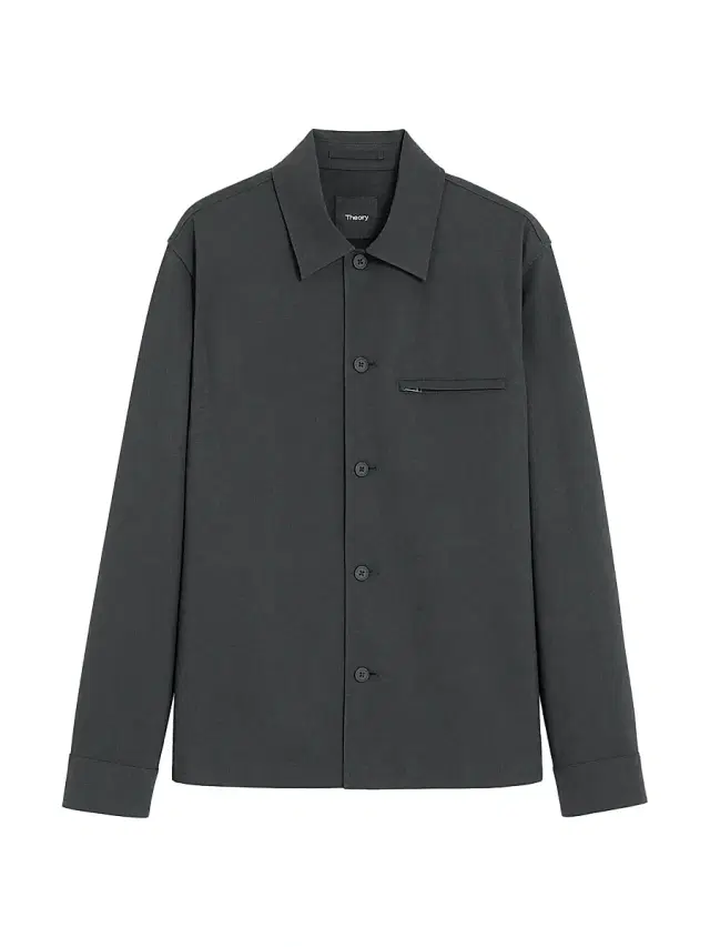Theory Men's Precision Ponte Overshirt - Black
