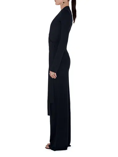 GALVAN LONDON Women's Elemental Tie Jumpsuit - Midnight - Size Small | Thumbnail 2 GALVAN LONDON Women's Elemental Tie Jumpsuit - Midnight - Size Small | Thumbnail 2