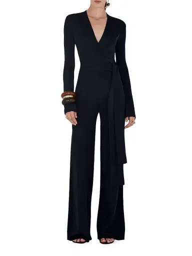 GALVAN LONDON Women's Elemental Tie Jumpsuit - Midnight - Size Small | Thumbnail 1 GALVAN LONDON Women's Elemental Tie Jumpsuit - Midnight - Size Small | Thumbnail 1
