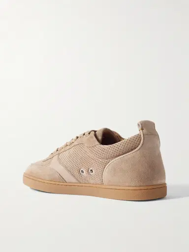 Christian Louboutin Tutti Rui Perforated Suede Sneakers - Men | Thumbnail 4 Christian Louboutin Tutti Rui Perforated Suede Sneakers - Men | Thumbnail 4