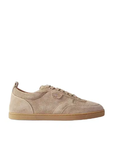 Christian Louboutin Tutti Rui Perforated Suede Sneakers - Men | Thumbnail 1 Christian Louboutin Tutti Rui Perforated Suede Sneakers - Men | Thumbnail 1