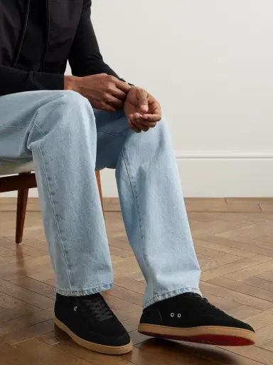 Christian Louboutin Tutti Rui Perforated Suede Sneakers - Men | Thumbnail 2 Christian Louboutin Tutti Rui Perforated Suede Sneakers - Men | Thumbnail 2