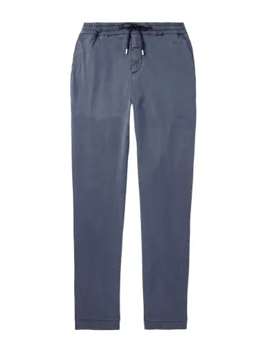 Vilebrequin Clemence Slim-Fit Straight-Leg TENCEL™ Lyocell-Blend Drawstring Trousers - Men | Thumbnail 1 Vilebrequin Clemence Slim-Fit Straight-Leg TENCEL™ Lyocell-Blend Drawstring Trousers - Men | Thumbnail 1