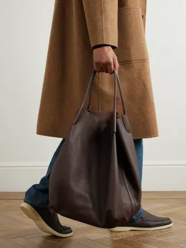 Loro Piana Bale Extra-Large Full-Grain Leather Tote Bag - Men | Thumbnail 2 Loro Piana Bale Extra-Large Full-Grain Leather Tote Bag - Men | Thumbnail 2