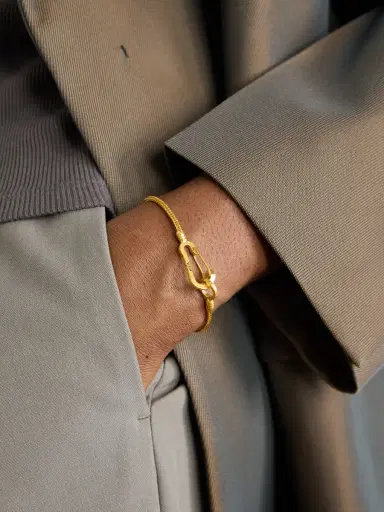 Mikia Gold-Plated Bracelet - Men | Thumbnail 2 Mikia Gold-Plated Bracelet - Men | Thumbnail 2