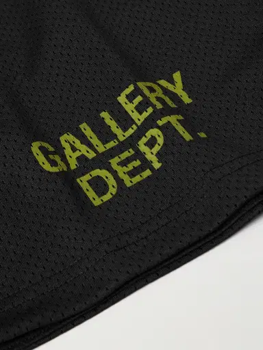 Gallery Dept. Venice Court Wide-Leg Logo-Print Webbing-Trimmed Mesh Shorts - Men | Thumbnail 5 Gallery Dept. Venice Court Wide-Leg Logo-Print Webbing-Trimmed Mesh Shorts - Men | Thumbnail 5