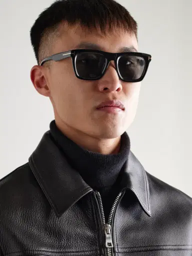 Tom Ford Lelio Square-Frame Acetate Sunglasses - Men | Thumbnail 2 Tom Ford Lelio Square-Frame Acetate Sunglasses - Men | Thumbnail 2