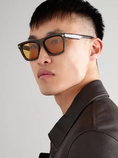 Tom Ford Lelio Square-Frame Tortoiseshell Acetate Sunglasses - Men | Thumbnail 2 Tom Ford Lelio Square-Frame Tortoiseshell Acetate Sunglasses - Men | Thumbnail 2