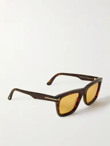 Tom Ford Lelio Square-Frame Tortoiseshell Acetate Sunglasses - Men | Thumbnail 4 Tom Ford Lelio Square-Frame Tortoiseshell Acetate Sunglasses - Men | Thumbnail 4