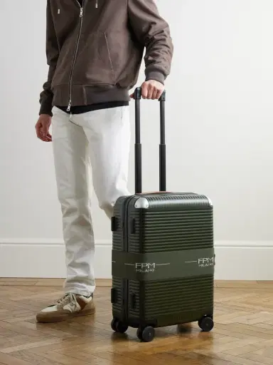 FPM Milano Bank Zip Deluxe M 55cm Leather-Trimmed Polycarbonate Spinner Carry-On Suitcase - Men | Thumbnail 2