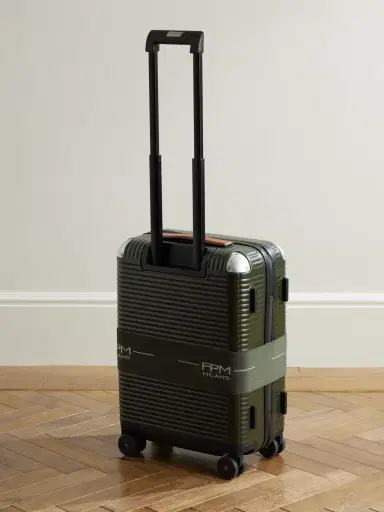 FPM Milano Bank Zip Deluxe M 55cm Leather-Trimmed Polycarbonate Spinner Carry-On Suitcase - Men | Thumbnail 4