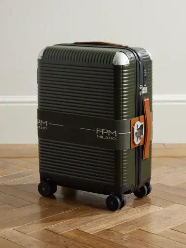 FPM Milano Bank Zip Deluxe M 55cm Leather-Trimmed Polycarbonate Spinner Carry-On Suitcase - Men | Thumbnail 1