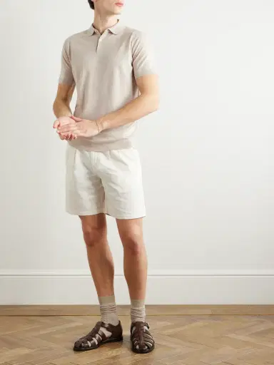 John Smedley Payton Slim-Fit Wool Polo Shirt - Men | Thumbnail 2
