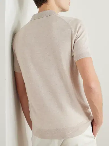 John Smedley Payton Slim-Fit Wool Polo Shirt - Men | Thumbnail 3