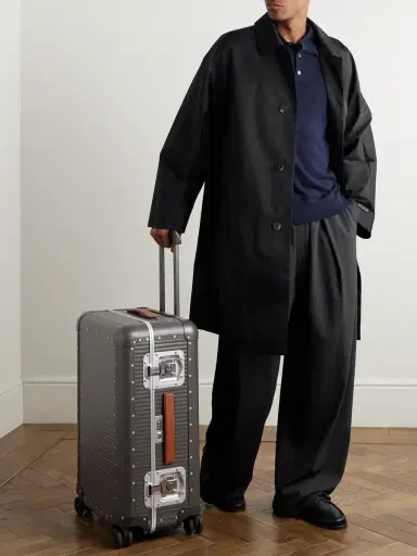 FPM Milano Bank Spinner 68cm Leather-Trimmed Aluminium Spinner Suitcase - Men | Thumbnail 2 FPM Milano Bank Spinner 68cm Leather-Trimmed Aluminium Spinner Suitcase - Men | Thumbnail 2
