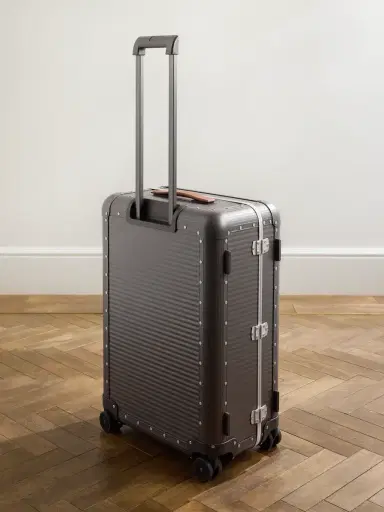 FPM Milano Bank Spinner 68cm Leather-Trimmed Aluminium Spinner Suitcase - Men | Thumbnail 4 FPM Milano Bank Spinner 68cm Leather-Trimmed Aluminium Spinner Suitcase - Men | Thumbnail 4