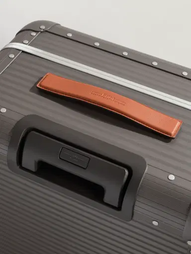 FPM Milano Bank Spinner 68cm Leather-Trimmed Aluminium Spinner Suitcase - Men | Thumbnail 5 FPM Milano Bank Spinner 68cm Leather-Trimmed Aluminium Spinner Suitcase - Men | Thumbnail 5
