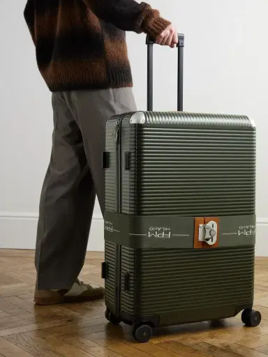 FPM Milano Bank Zip Deluxe 76cm Leather-Trimmed Polycarbonate Spinner Suitcase - Men | Thumbnail 2 FPM Milano Bank Zip Deluxe 76cm Leather-Trimmed Polycarbonate Spinner Suitcase - Men | Thumbnail 2