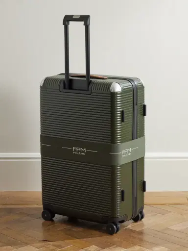 FPM Milano Bank Zip Deluxe 76cm Leather-Trimmed Polycarbonate Spinner Suitcase - Men | Thumbnail 4 FPM Milano Bank Zip Deluxe 76cm Leather-Trimmed Polycarbonate Spinner Suitcase - Men | Thumbnail 4