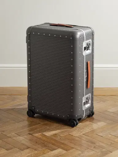 FPM Milano Bank Spinner 76cm Leather-Trimmed Polycarbonate Spinner Suitcase - Men | Thumbnail 1 FPM Milano Bank Spinner 76cm Leather-Trimmed Polycarbonate Spinner Suitcase - Men | Thumbnail 1