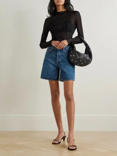AGOLDE Dame Denim Shorts | Thumbnail 2