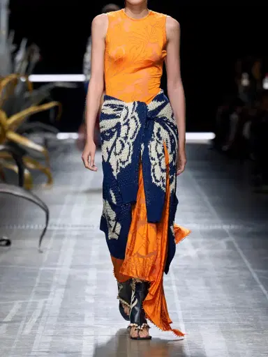 Etro Asymmetric Open-back Devoré-jersey Maxi Dress | Thumbnail 4 Etro Asymmetric Open-back Devoré-jersey Maxi Dress | Thumbnail 4