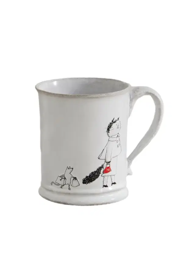 Astier De Villatte + Grace Coddington Keeping Up Painted Ceramic Mug