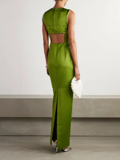 Emilia Wickstead Amadine Embellished Recycled-satin Gown | Thumbnail 3 Emilia Wickstead Amadine Embellished Recycled-satin Gown | Thumbnail 3