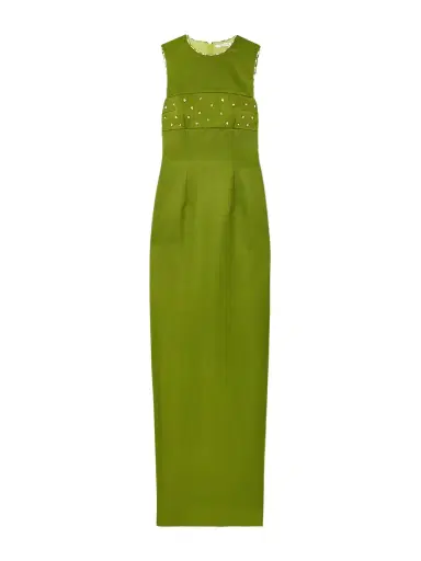 Emilia Wickstead Amadine Embellished Recycled-satin Gown | Thumbnail 1 Emilia Wickstead Amadine Embellished Recycled-satin Gown | Thumbnail 1