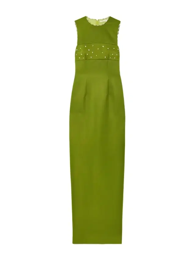 Amadine Embellished Recycled-satin Gown