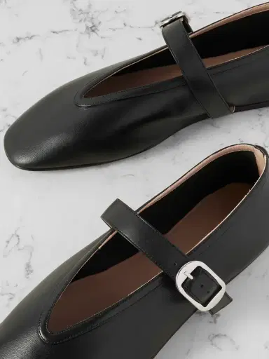 Le Monde Béryl Stella Leather Mary Jane Ballet Flats | Thumbnail 4
