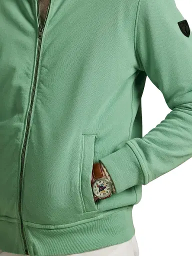 Polo Ralph Lauren Men's French Terry Track Jacket - Faded Mint - Size XXL | Thumbnail 5 Polo Ralph Lauren Men's French Terry Track Jacket - Faded Mint - Size XXL | Thumbnail 5