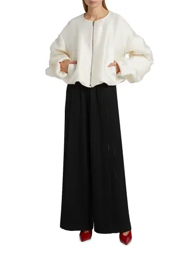 anOnlyChild Women's Just A Pinch Sanguinetti Jacket - Creme - Size Large | Thumbnail 2