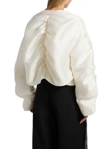 anOnlyChild Women's Just A Pinch Sanguinetti Jacket - Creme - Size Large | Thumbnail 5