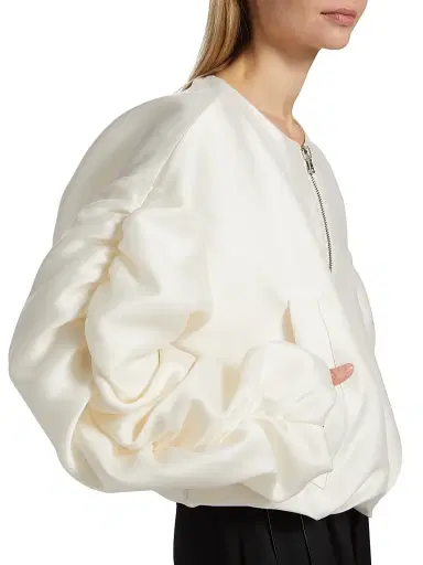 anOnlyChild Women's Just A Pinch Sanguinetti Jacket - Creme - Size Large | Thumbnail 6