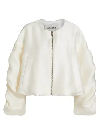 anOnlyChild Women's Just A Pinch Sanguinetti Jacket - Creme - Size Large | Thumbnail 1