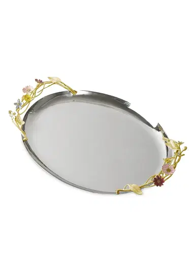 Michael Aram Wildflowers Oval Tray | Thumbnail 1 Michael Aram Wildflowers Oval Tray | Thumbnail 1