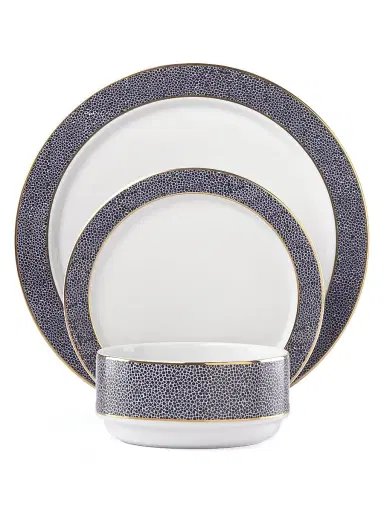 Michael Wainwright Panthera Indigo 4-Piece Dinner Plate Set - Blue | Thumbnail 2 Michael Wainwright Panthera Indigo 4-Piece Dinner Plate Set - Blue | Thumbnail 2