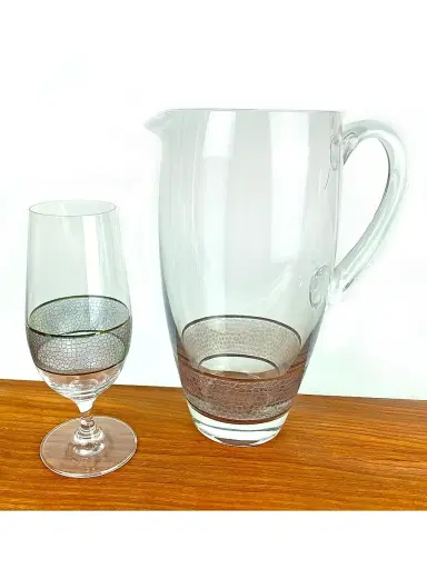 Michael Wainwright Panthera Platinum Glass Pitcher - Gray | Thumbnail 2 Michael Wainwright Panthera Platinum Glass Pitcher - Gray | Thumbnail 2