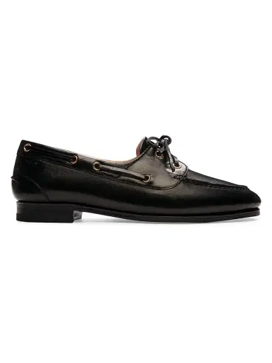 BALLY Women's Pathy Leather Loafers - Black - Size 8 | Thumbnail 1 BALLY Women's Pathy Leather Loafers - Black - Size 8 | Thumbnail 1