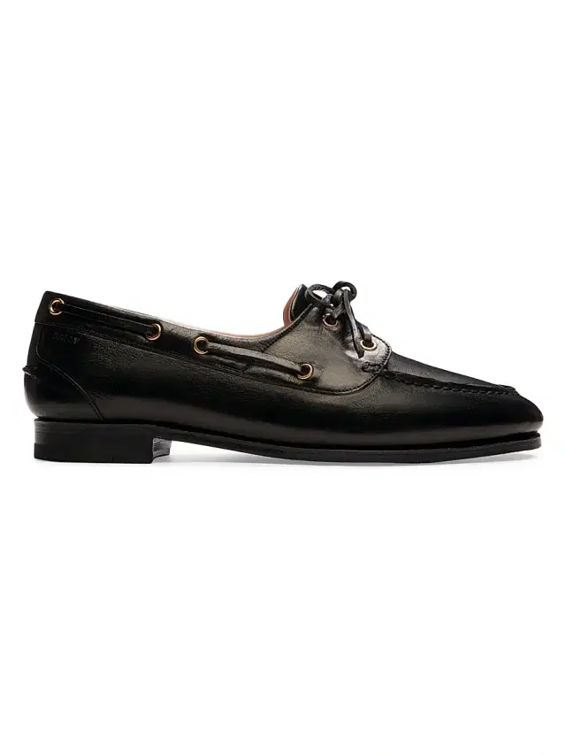 BALLY Women's Pathy Leather Loafers - Black - Size 8