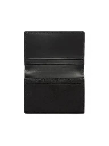 Prada Women's Saffiano Leather Card Holder - Black | Thumbnail 2 Prada Women's Saffiano Leather Card Holder - Black | Thumbnail 2