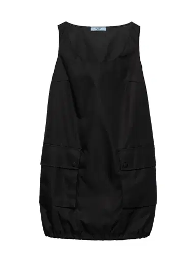 Prada Women's Sleeveless Re-Nylon Dress - Black | Thumbnail 1