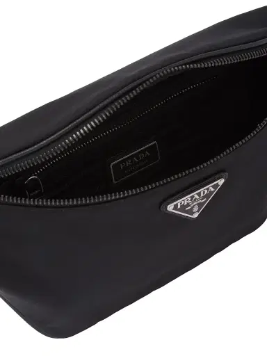 Prada Men's Re-Nylon And Saffiano Leather Belt Bag | Thumbnail 5 Prada Men's Re-Nylon And Saffiano Leather Belt Bag | Thumbnail 5
