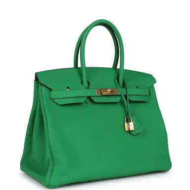 HERMÈS Pre-owned Hermes Birkin 35 Bambou Togo Gold Hardware | Thumbnail 2 HERMÈS Pre-owned Hermes Birkin 35 Bambou Togo Gold Hardware | Thumbnail 2