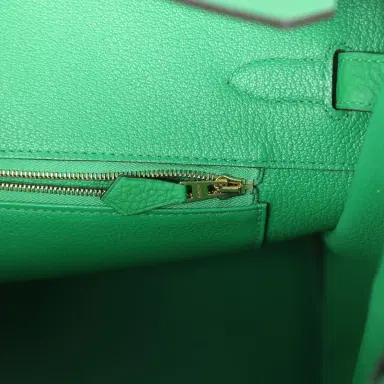 HERMÈS Pre-owned Hermes Birkin 35 Bambou Togo Gold Hardware | Thumbnail 9 HERMÈS Pre-owned Hermes Birkin 35 Bambou Togo Gold Hardware | Thumbnail 9