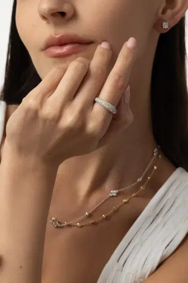 KWIAT Cobblestone Diamond Band Ring | Thumbnail 4