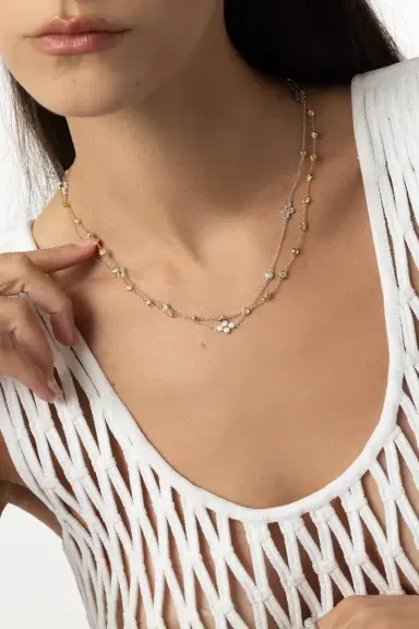 KWIAT Round Diamond Bezel String Necklace | Thumbnail 3 KWIAT Round Diamond Bezel String Necklace | Thumbnail 3